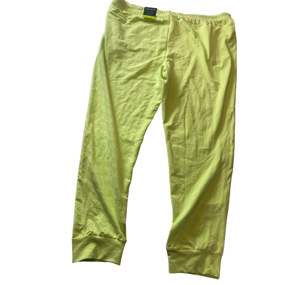 Tek Gear Mens 2XLT Awakening Green Ultra Soft Fleece Jogger Pants MT21A151XS NEW